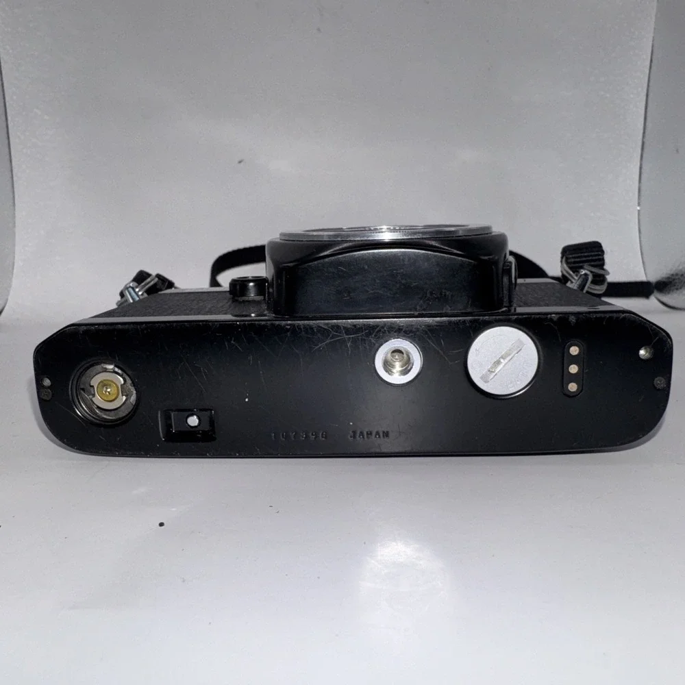 Chinon LED Promaster 35mm SLR Film Camera with Two Lenses and A Flash Untested